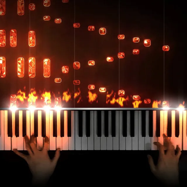 The Flaming Piano