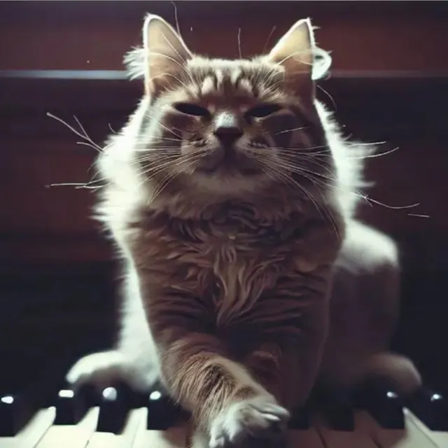 Piano for cats