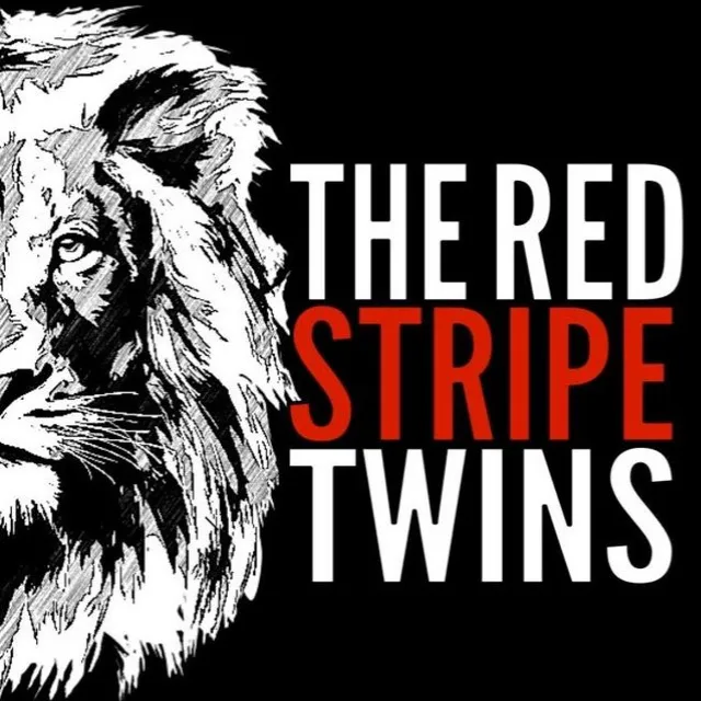 The Red Stripe Twins