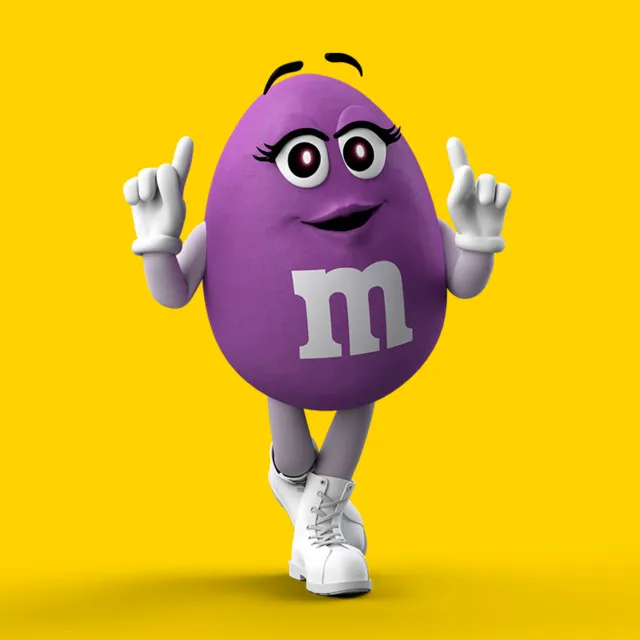 Purple, M&M'S ® Spokescandy