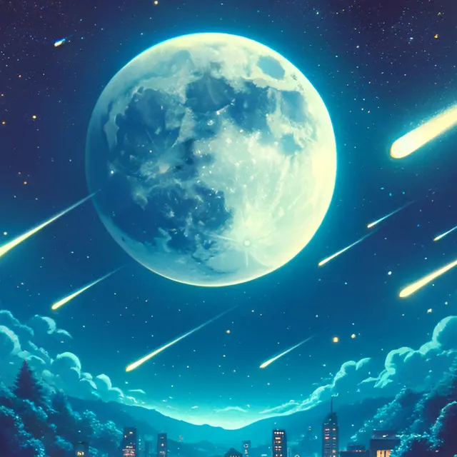 moonlit meteor