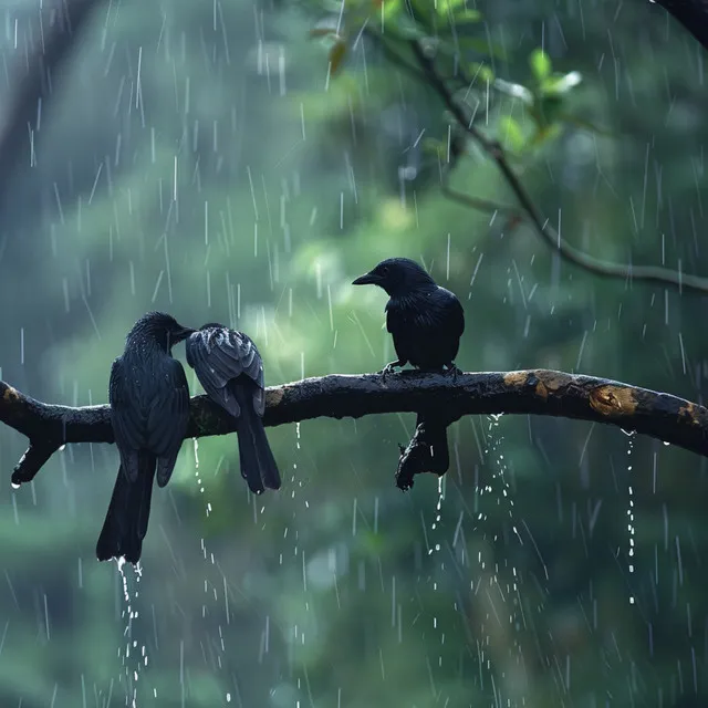 Tranquil Rain and Bird Sounds for Harmony