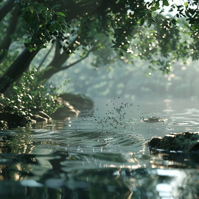 Calm on the Reflective Lake