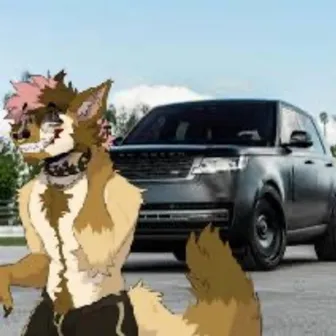 i got hit by a range rover in fursuit by snazzyvaka