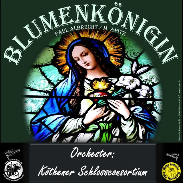 Blumenkönigin (PDF-Noten kostenlos noten-apitz.de Musikverlag Apitz) [instrumental]