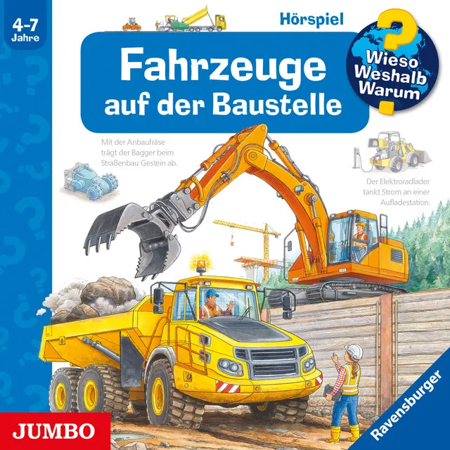 Fahrzeuge auf der Baustelle [Wieso? Weshalb? Warum? Folge 7]