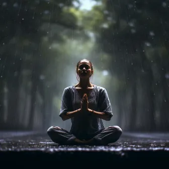 Rain Yoga: Tranquil Droplets Rhythm by Lightning, Thunderstorms & Rain Storm Sounds