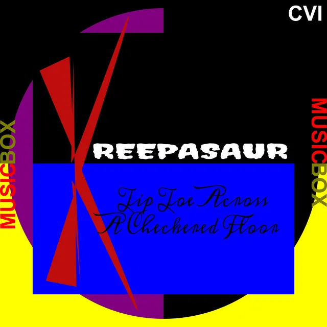 Kreepasaur Tip Toe Across A Checkered Floor Music Box EP