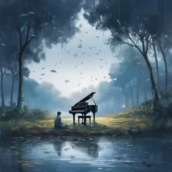 Rainfall's Piano Harmony for Relaxation by 