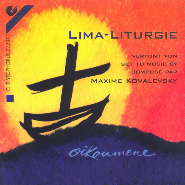 Lima-Liturgie: Liturgie des Mahles: Eucharistiches Gebet