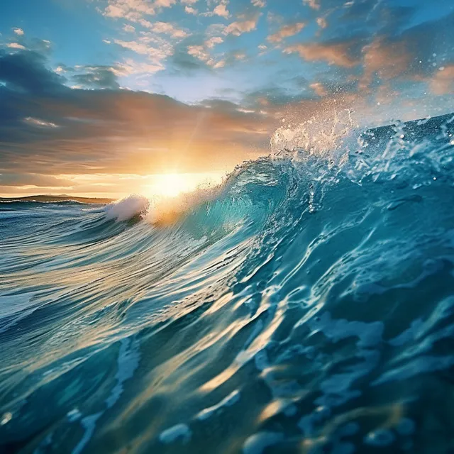 Ocean Harmony: Rhythmic Wave Symphony