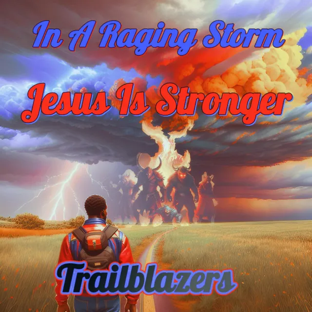 In A Raging Storm Jesus Is Stronger