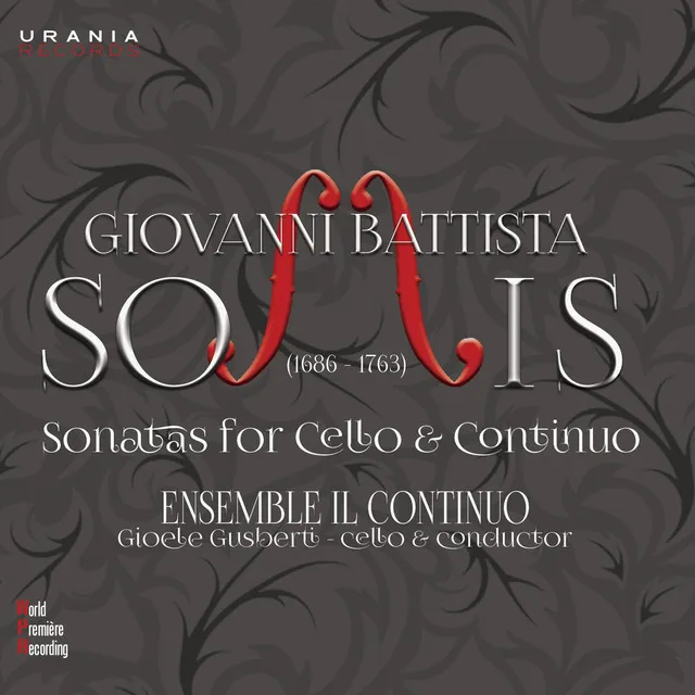 Somis: Sonatas for Cello & Continuo