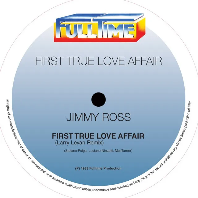 First True Love Affair - Larry Levan Remix