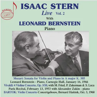 Isaac Stern Live, Vol. 2 by Sergiu Luca