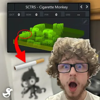 Cigarette Monkey by SCTRS