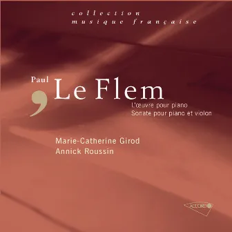 Le Flem-Oeuvres pour piano-Sonate pour piano et violon by Paul Le Flem