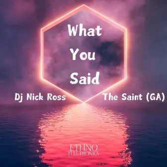 What You Said by DJ Nick Ross