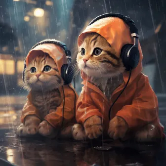 Rainy Feline: Cat Soothing Melodies by Catching Clouds