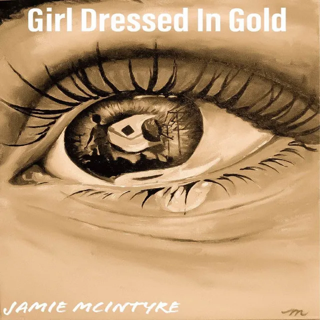 Girl Dressed In Gold