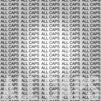 ALL CAPS by VJM