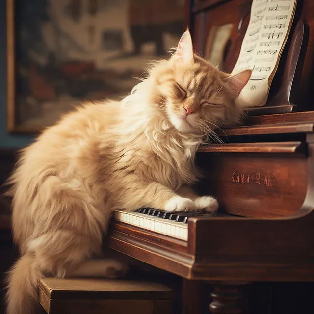 Serenatas Tranquilas: Melodías De Piano Meditativo Para Amigos Felinos