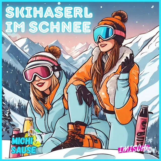 Skihaserl im Schnee