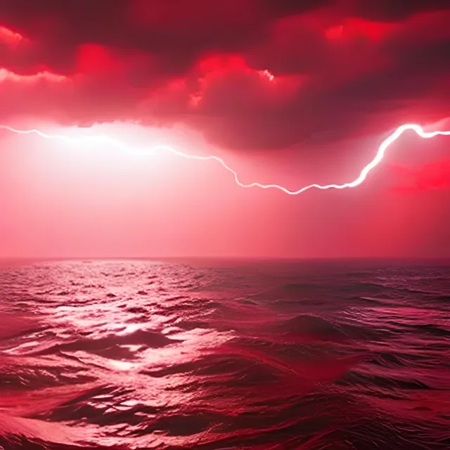 lightning sea