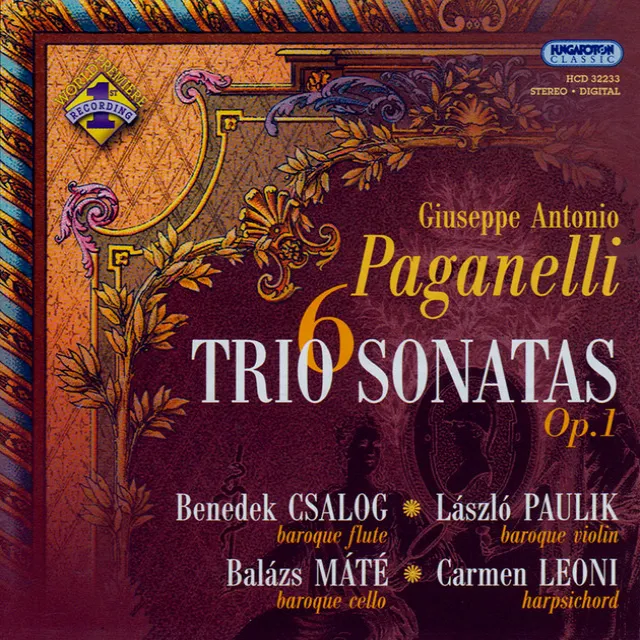 Trio Sonata No. 3 in G Major, Op. 1: I. Staccato - a capella