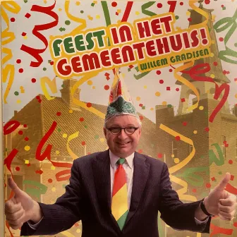 Feest in het gemeentehuis by Willem Gradisen