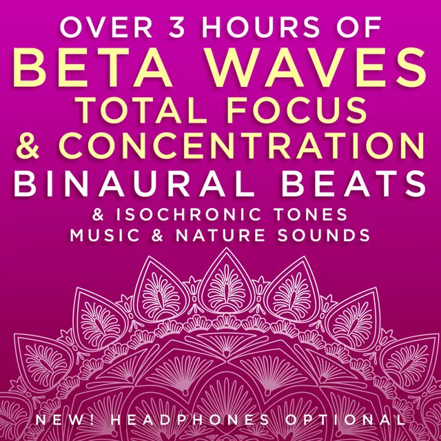 Beta Brainwaves Study Music - 20.6 Hz Beta Frequency Binaural Beats