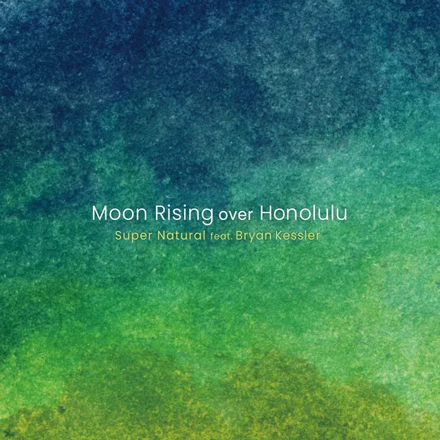 Moon Rising over Honolulu