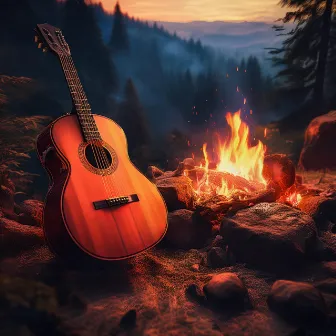 Guitar Meditation at the Hearth: Calming Flames and Melodies by Meditation Guide of the New Age