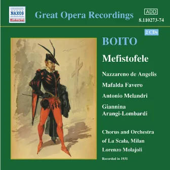 Boito: Mefistofele (De Angelis, Favero, Melandri) (1931) by Nazzareno De Angelis