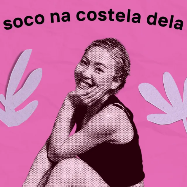 soco na costela dela