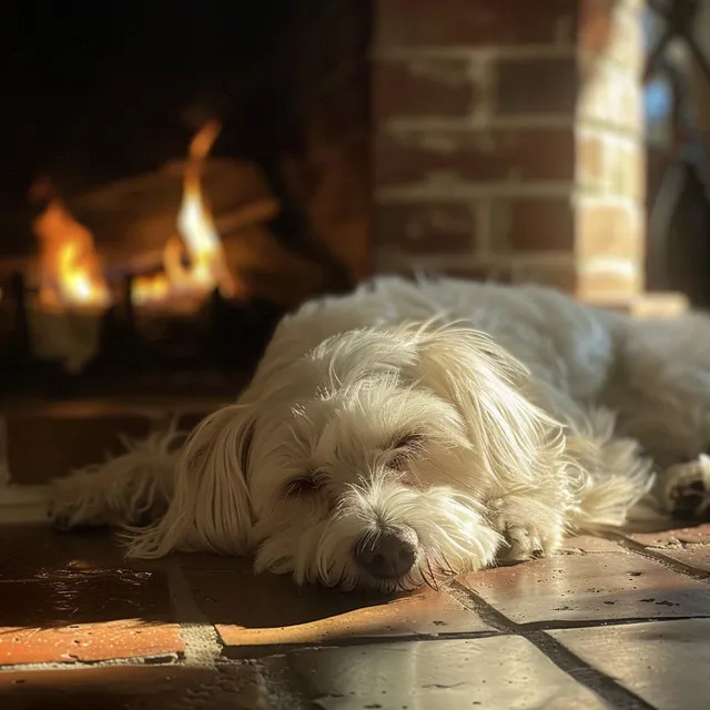 Fuego Binaural Para Relajar A Las Mascotas