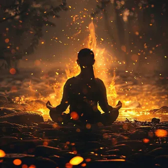 Meditation in the Blaze: Fire's Harmony by Ethereal Melodies