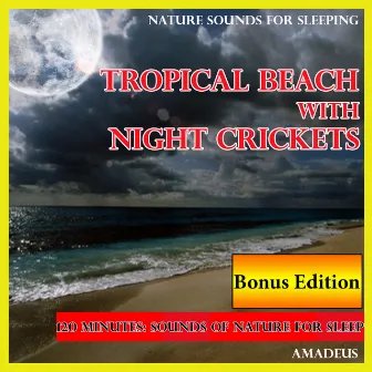 Nature Sounds for Sleeping: Tropical Beach with Night Crickets: Bonus Edition by Amadeus