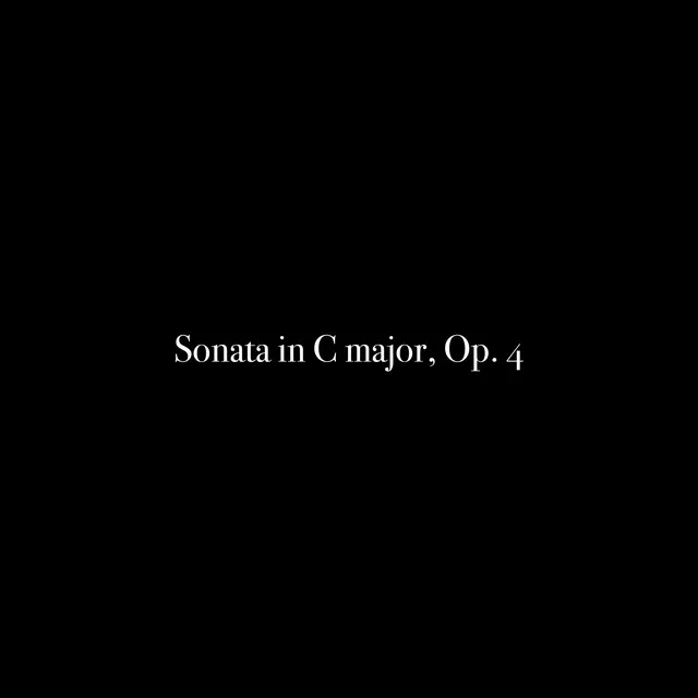 Sonata in C major, Op. 4