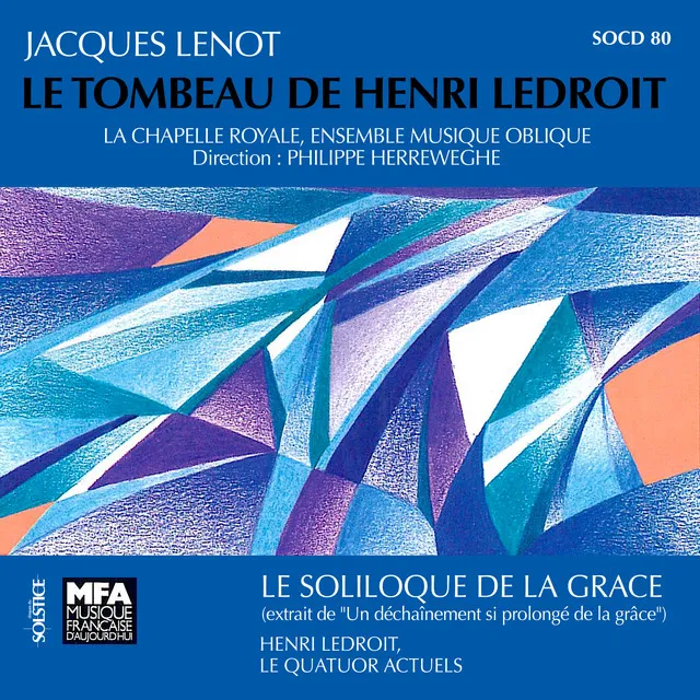 Lenot: Le Tombeau de Henri Ledroit