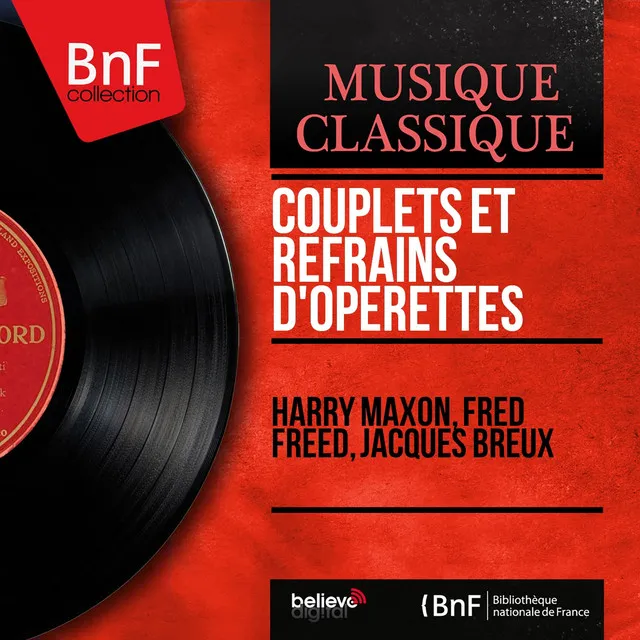 Couplets et refrains d'opérettes (Mono version)