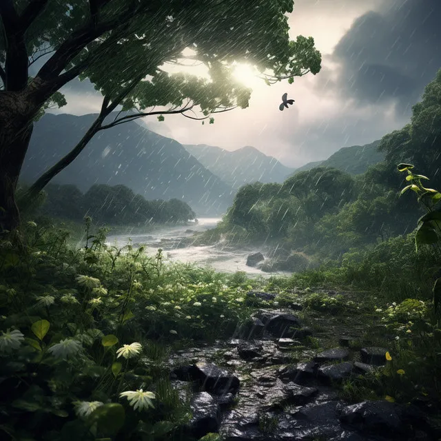 Rainy Dreamscape: Binaural Beats for Deep Sleep and Relaxation