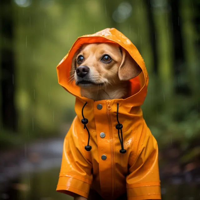 Noche De Trueno Tranquila Para Los Caninos