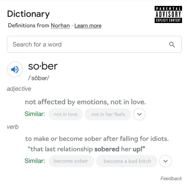 sober