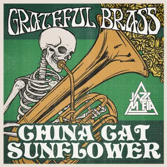 China Cat Sunflower by Grateful Brass