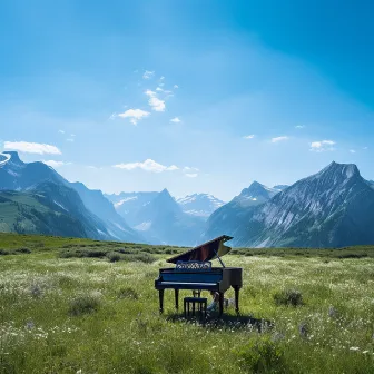 Musa De La Montaña: Ecos De Piano En El Cielo by Sonidos del viento