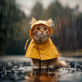 Ronroneo Binaural: Eco Melódico Del Trueno Para Gatos by Sonidos de lluvia agradables