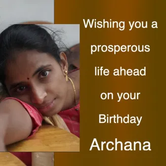 Archana Kaleeshwaran's birthday song (Tamil) by Varshan