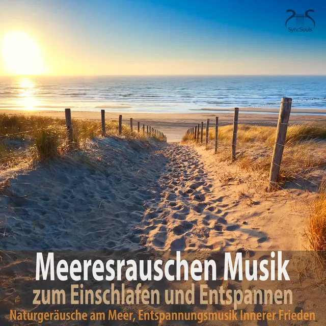 Wellen am Strand und Musik zum Träumen