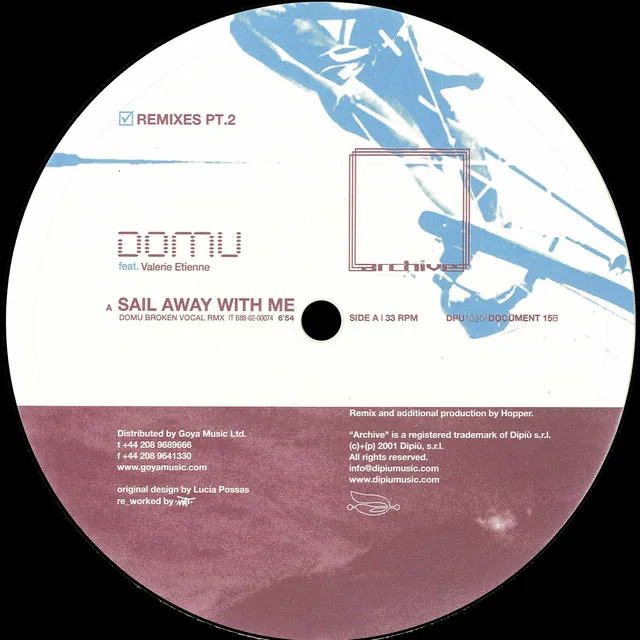 Sail Away With Me - Domu Broken Vocal Mix